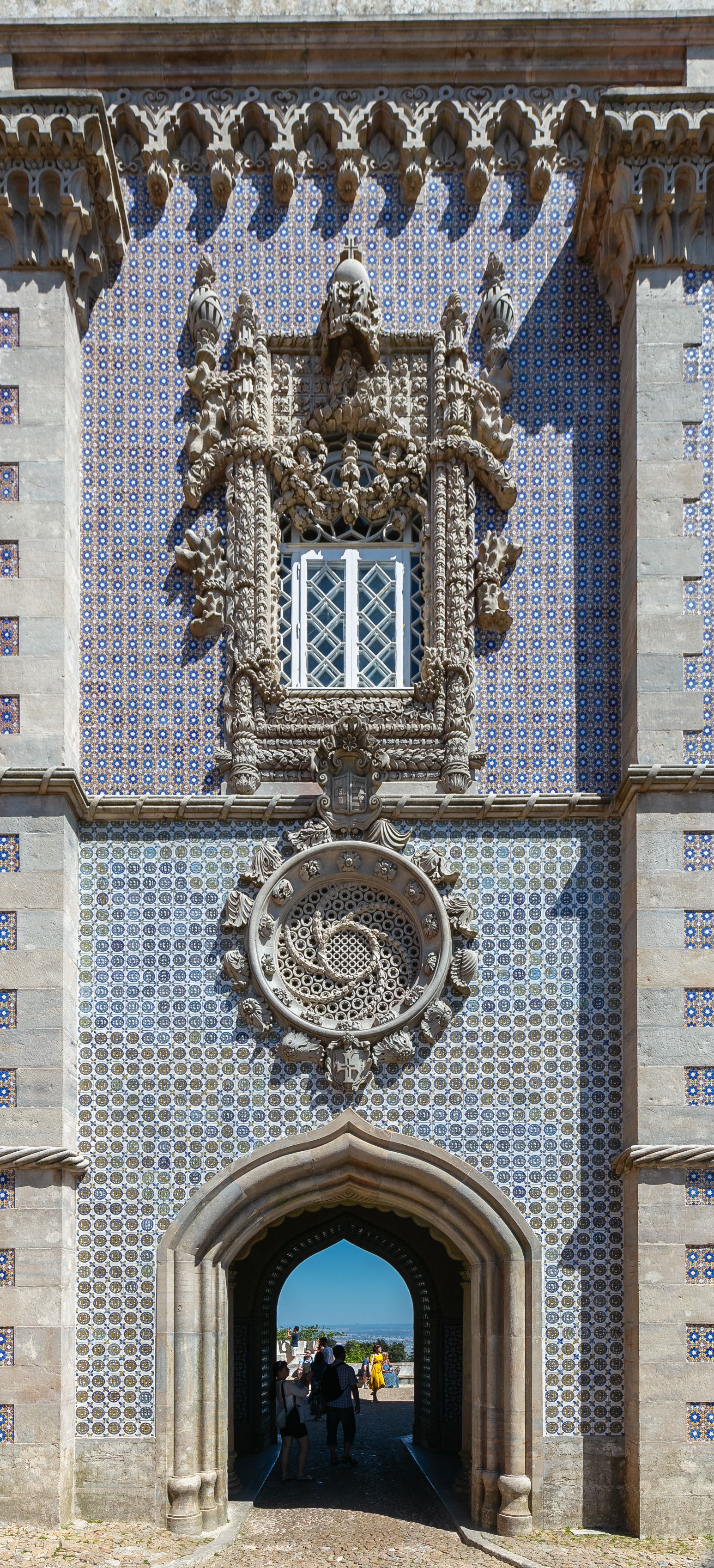 The Pena Palace above Sintra, near Lisbon