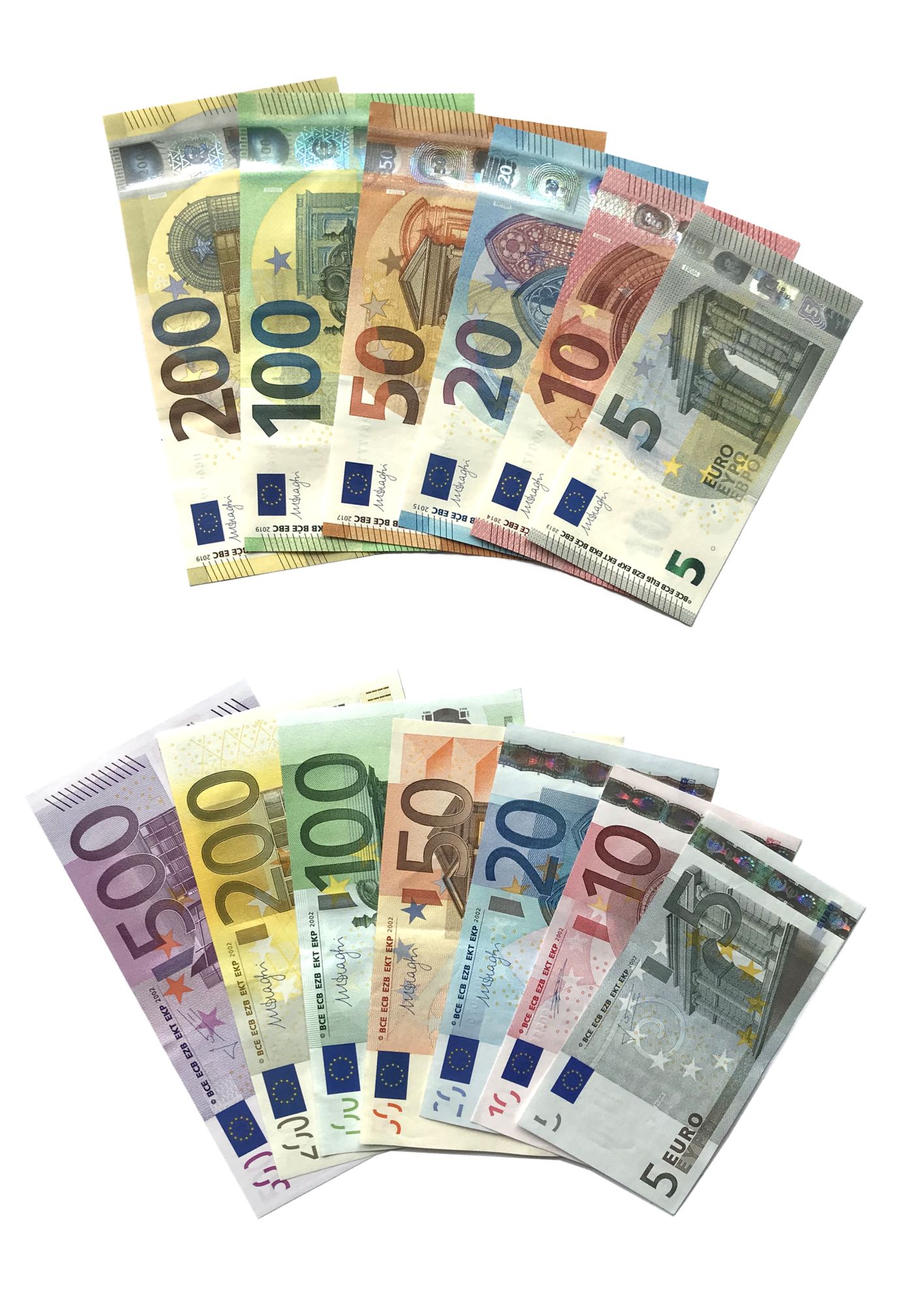 Banknotes and a wallet prepared for travel